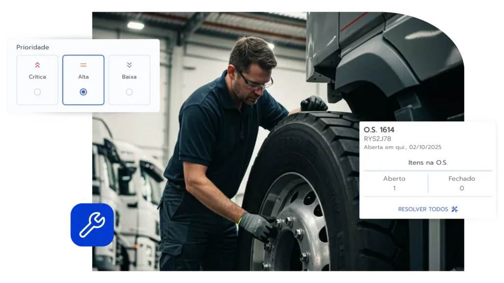 Dashboard Prolog de gestão de custos e estoque para frotas de transporte de cargas