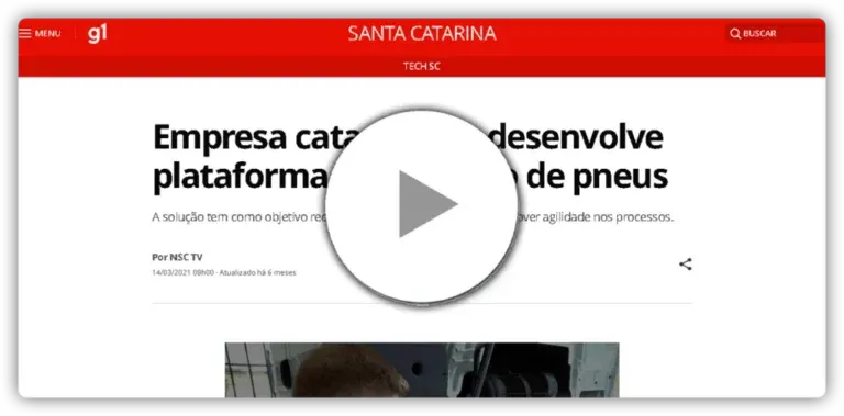 Reportagem Tech SC sobre a Prolog