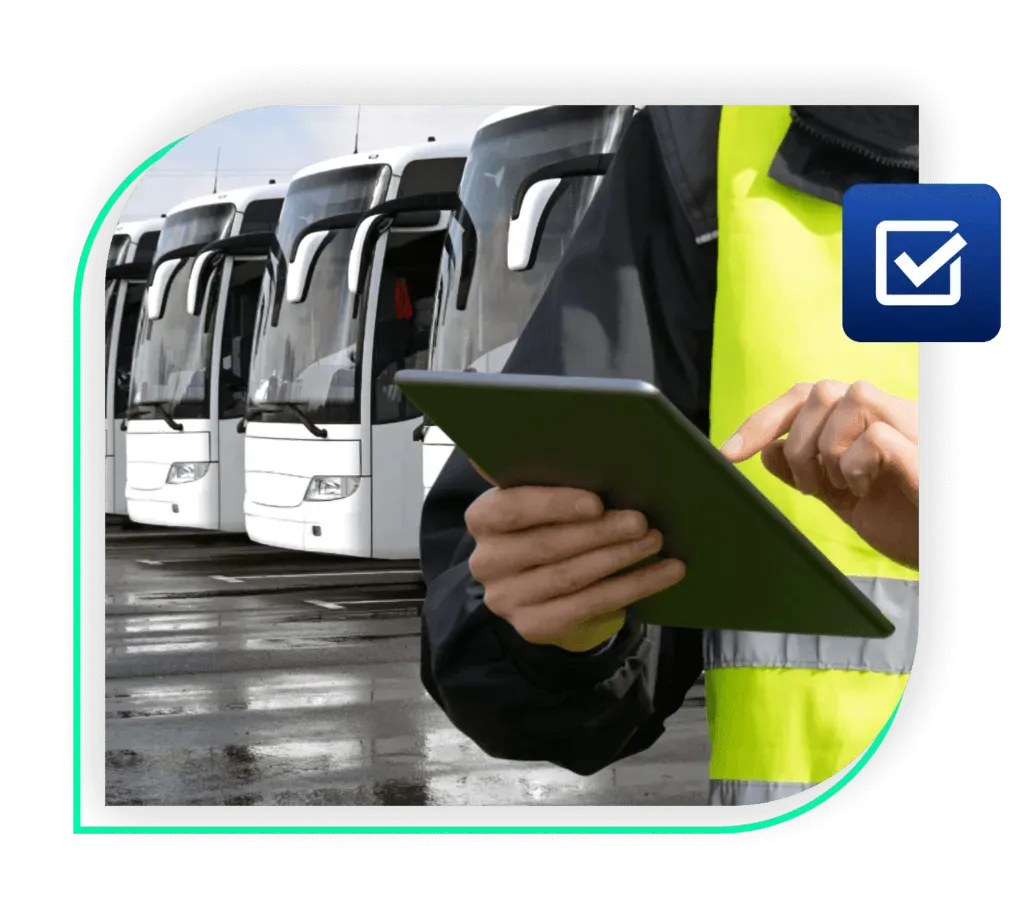 Aplicativo de checklist eletrônico do Prolog para inspeção de ônibus pelo celular