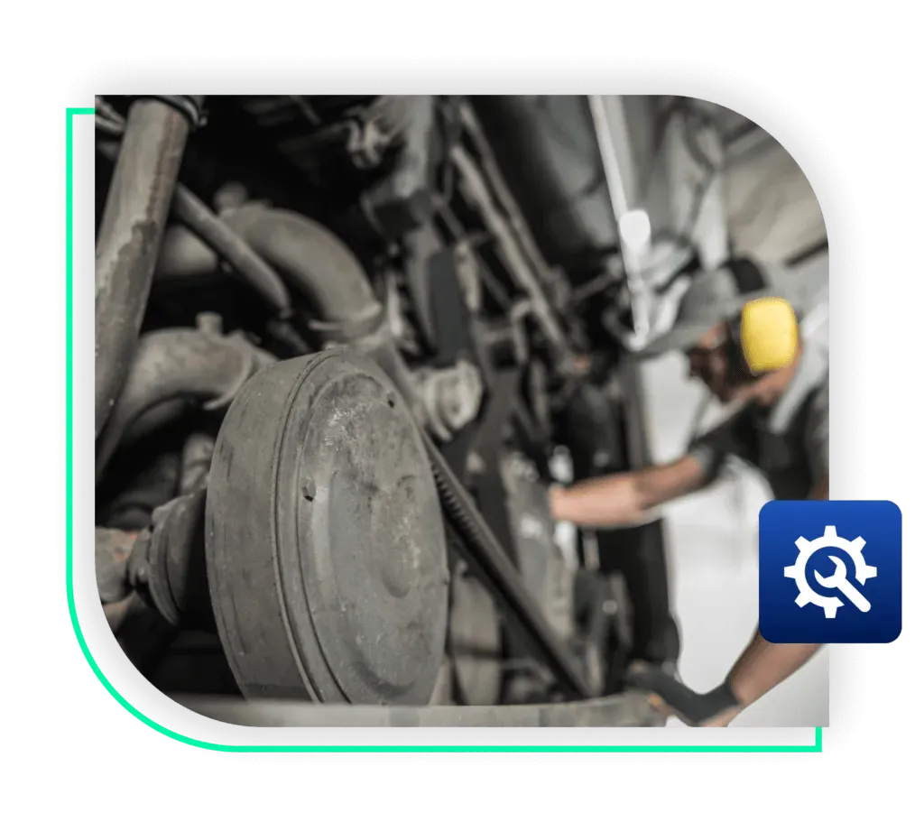 Painel de gestão de manutenção preventiva do Prolog para frota de ônibus