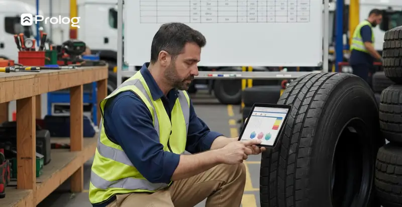 Guia da gestão de pneus para frotas no transporte rodoviário de cargas.