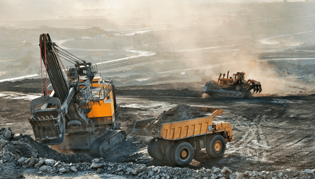 Gestão de veículos das frotas na mineração.