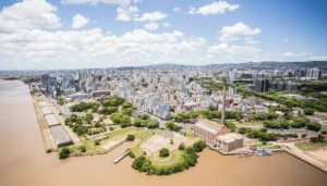 Recuperação de trechos viários no rio grande do sul em andamento.